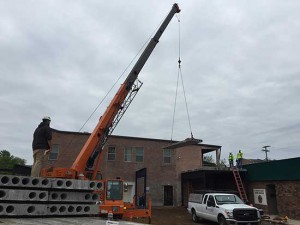 Deck expansion on 521 Jefferson Building